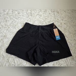 HOKA | Black 4" Glide High Performance Running Shorts | Size Medium
